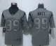 New Nike Houston Texans #99 Watt Gray Mens Stitched Gridiron Gray Limited Jersey