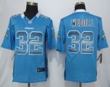 2015 New Nike San Diego Charger 32 Weddle Blue Strobe Limited Jersey