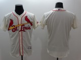 Majestic MLB St.Louis Cardinals Blank Cream Elite Jersey