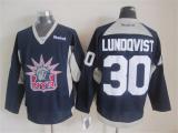 NHL New York Rangers #30 Lundqvist Black Jersey