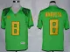 NCAA Oregon Ducks #8 Marcus Mariots Apple Green Jersey