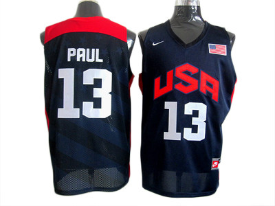 #13 Paul Blue NBA Oklahoma City Thunder USA Jersey