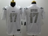 Nike San Diego Chargers #17 Rivers Platinum Limited Jersey