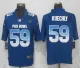 Nike Carolina Panthers 59 Kuechly Blue Nike Royal 2018 Pro Bowl Limited Jersey