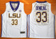 LSU Tigers Shaquille ONeal 33 NCAA Basketball Elite Jersey - White