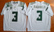 NCAA Oregon Duck Vernon Adams Jr #3 White Jersey