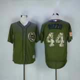 MLB Chicago Cubs #44 Rizzo Salute to Service Green Jersey