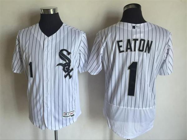 MLB Chicago White Sox #1 Eaton White Elite Jersey