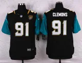 Nike Jacksonville Jaguars #91 Clemons Black Elite Jersey