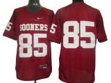 NCAA Oklahoma Sooners #85 Peterson Red jersey