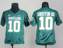 NCAA Baylor Bears #10 Robert Griffin III Green  Jersey