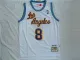 #8 Kobe Bryant White Los Angeles Lakers Throwback Jersey