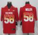 NEW Nike Denver Broncos 58 Miller Red Nike Royal 2018 Pro Bowl Limited Jersey