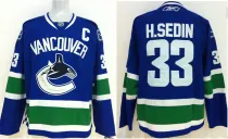 NHL Vancouver Canucks #33 H.Sedub Blue Jersey