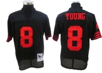Throwback 49ers #8 Steve black NFL Jersey