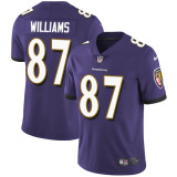 NFL Baltimore Ravens #87 Williams Purple Vapor Limited Jersey