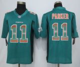 2015 New Nike Miami Dolphins 11 Parker Green Strobe Limited Jersey