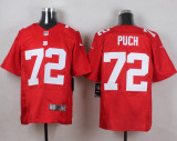 Nike New York Giants #72 Puch Red Elite Jersey