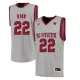 NCAA NC State Wolfpack #22 Kirk College Basketball White Jersey