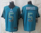 2014 Nike Jacksonville Jaguars 5 Bortles Drift Fashion Green Elite Jerseys