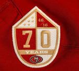 San Francisco 49ers 70th Anniversary Patch