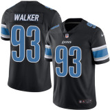 NFL Detriot Lions #93 Walker Black Vapor Limited Jersey