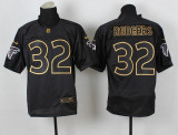 2014 Atlanta Falcons #32 Rodgers PRO Gold Lettering Fashion Jersey