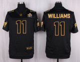 Mens Tampa Bay Buccaneers #11 Williams Pro Line Black Gold Collection Jersey