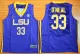 LSU Tigers Shaquille ONeal 33 NCAA Basketball Elite Jersey - Purple