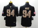 NEW Denver Broncos #94 Ware Black NFL Limited Salute to Service Jersey