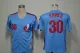 Mlb Montreal Expos 30 Tim Raines 1982 Blue Throwback Jerseys
