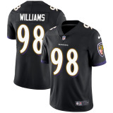 NFL Baltimore Ravens #98 Williams Black Vapor Limited Jersey