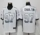Nike Dallas cowboys 97 Charlton Drift Fashion White Elite Jersey