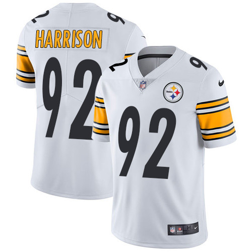 NFL Pittsburgh Steelers #92 Harrison White Vapor Limited Jersey