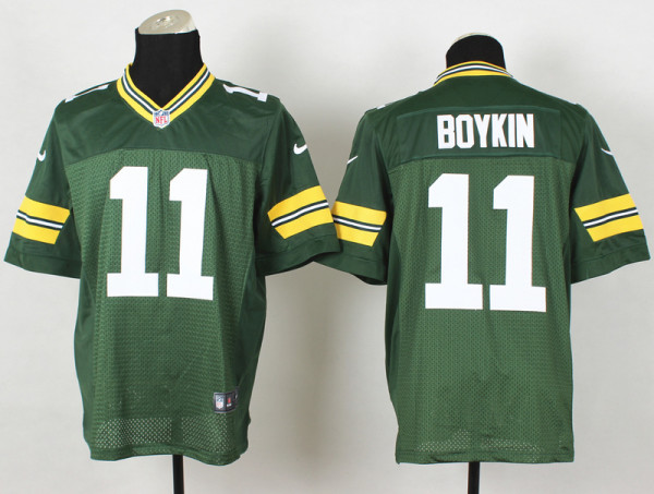 New Green Bay packers #11 Boykin Green Elite Jersey