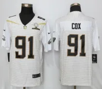 Nike Philadelphia Eagles 91 Cox 2016 Pro Bowl White Elite Jersey