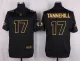 Mens Miami Dolphins #17 Tannehill Pro Line Black Gold Collection Jersey