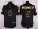 Mens Minnesota Vikings #5 Teddy Bridgewater Pro Line Black Gold Collection Jersey