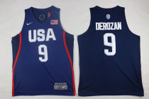 NBA USA #5 Derozan Blue Jersey