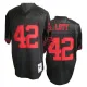Black Ronnie Lott 49ers Throwback #42 Jersey