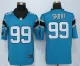 Nike Carolina Panthers 99 Short Blue Limited Jerseys