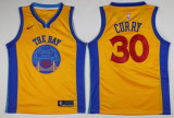 Nike NBA Golden State Warriors #30 Curry Yellow New Jersey