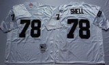 NFL Oakland Raiders #78 Shell White Throwback Jersey