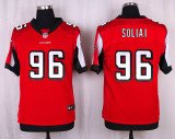 Nike Atlanta Falcons #96 Soliai Red Elite Jersey