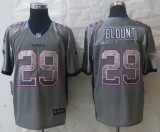 2014 Nike New England Patriots 29 Blount Drift Fashion Grey Elite Jersey