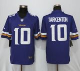 New Nike Minnesota Vikings 10 Tarkenton Purple Limited Jerseys