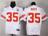 Nike Kansas City Chiefs #35 Okoye White Elite Jersey