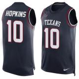 NFL Houston Texans #10 Hopkins Blue Limited Tank Top Jersey