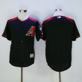 Majestics MLB Arizona Diamondbacks Blank Black Jersey