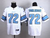 Nike Detroit Lions #72 Tomlinson White Elite Jersey